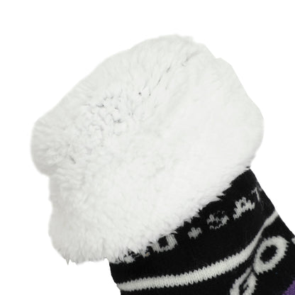 Chaussettes femme Jujutsu Kaisen - Satoru Goji violet simili mouton doublé