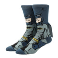 Chaussettes Batman - gris avec cape intégrée-taille unique