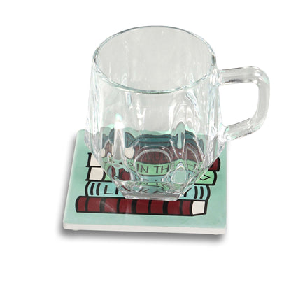 Sous-verre Pulteney Press Quiet the Library