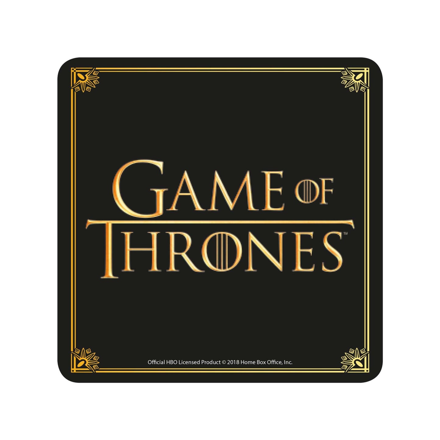 Game of Thrones logo coaster