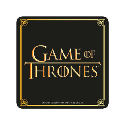 Game of Thrones logo coaster
