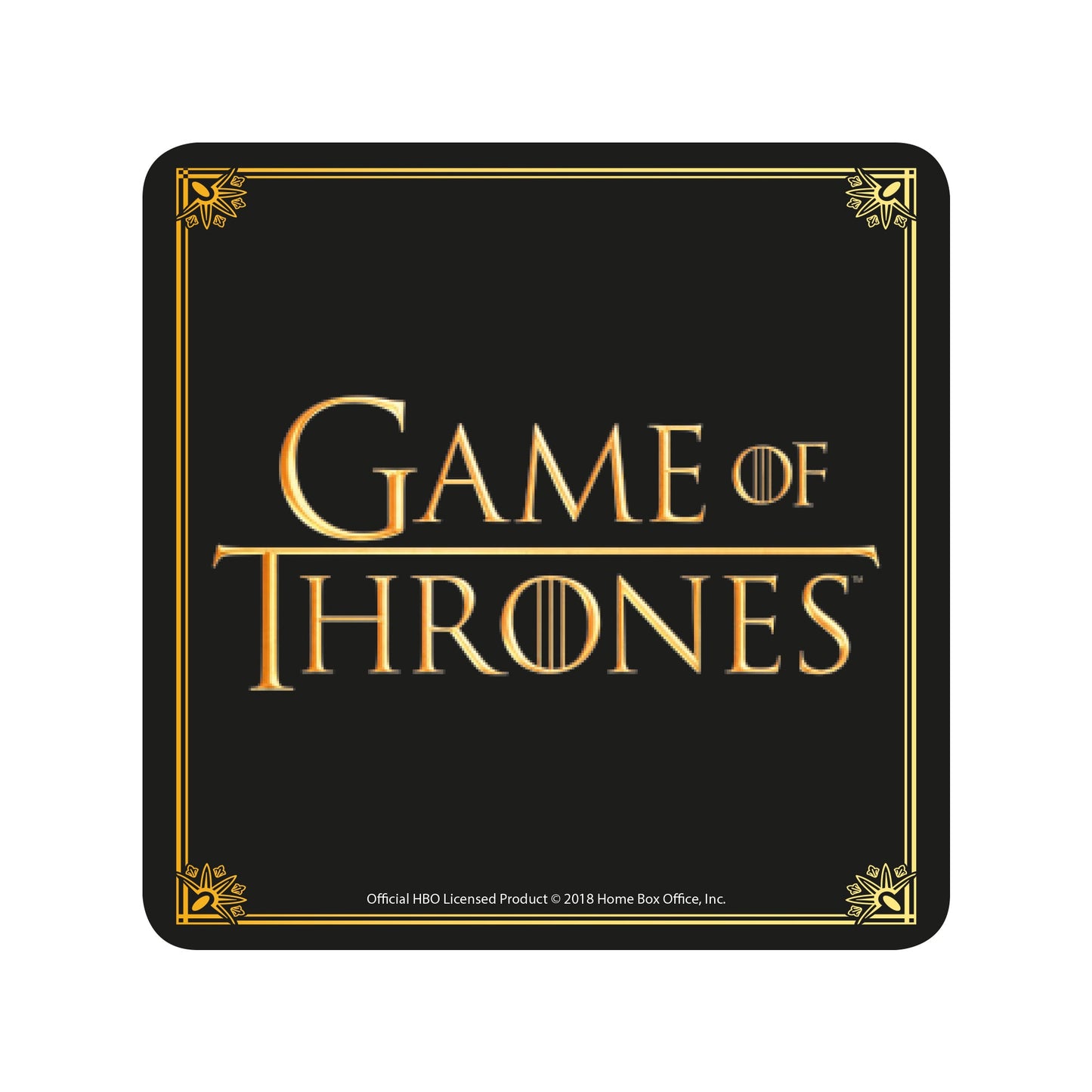 Game of Thrones logo coaster