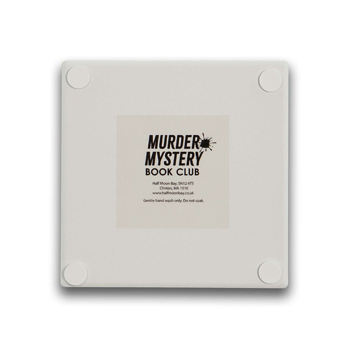 Ceramic Coaster Murder Mystery Book Club Coffee
