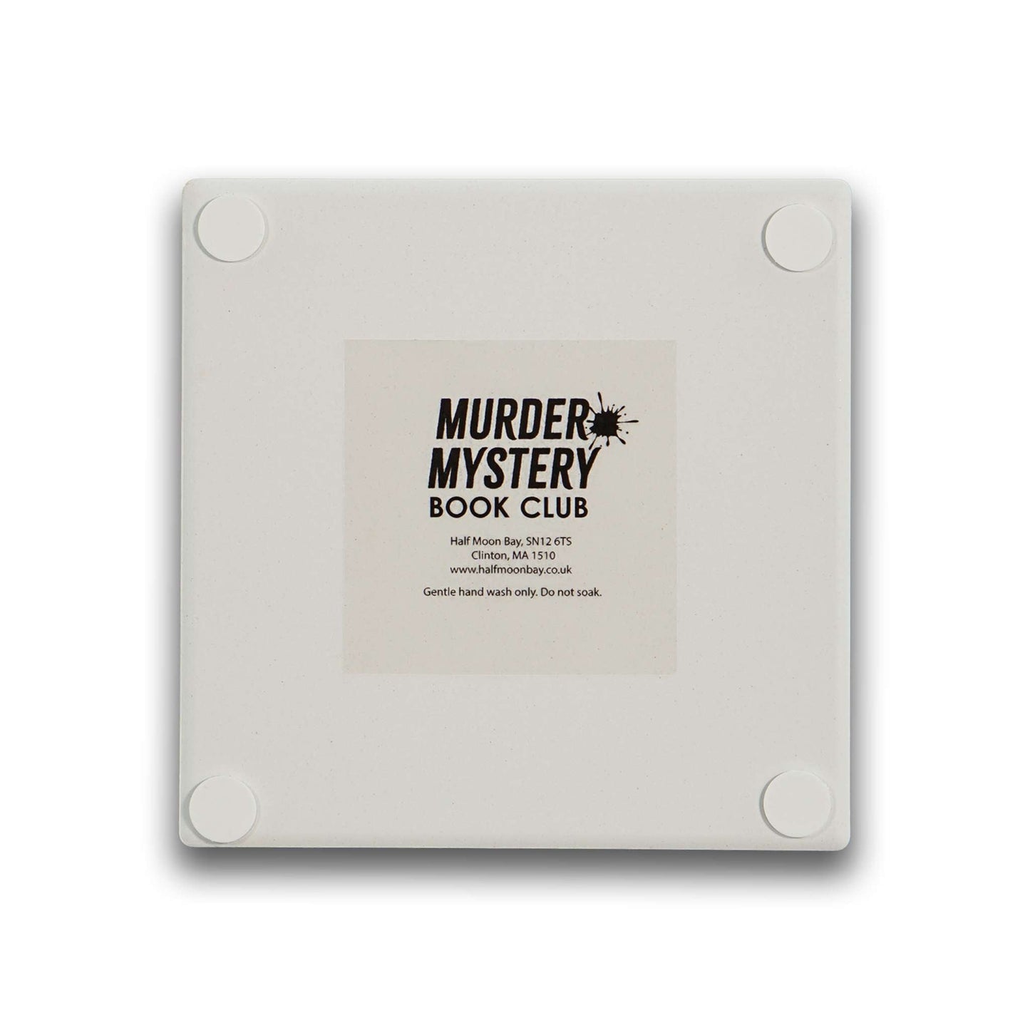 Ceramic Coaster Murder Mystery Book Club Coffee