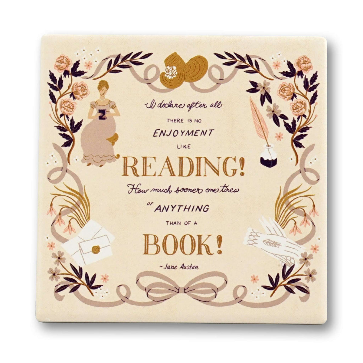 Pulteney Press Pride & Prejudice Coaster