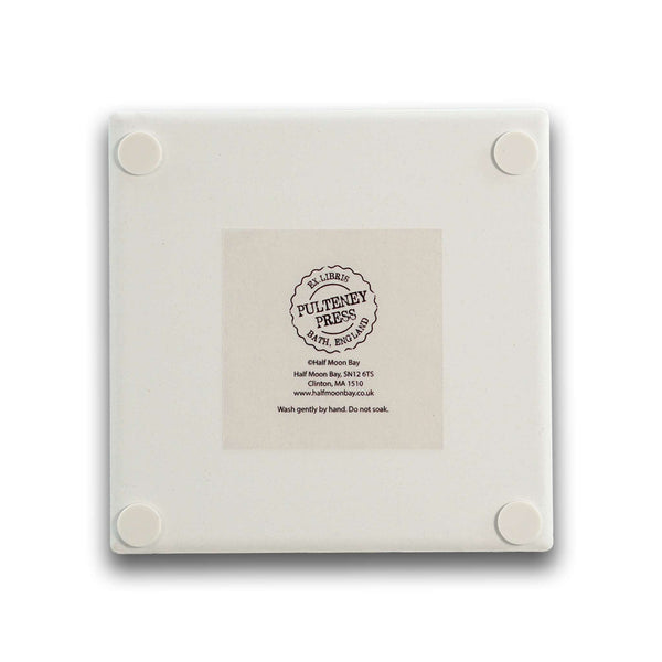 Ceramic Coaster A Book A Day Keeps Reality Away