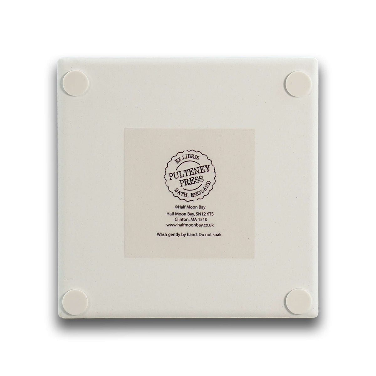 One Book Leads To Another Ceramic Coaster
