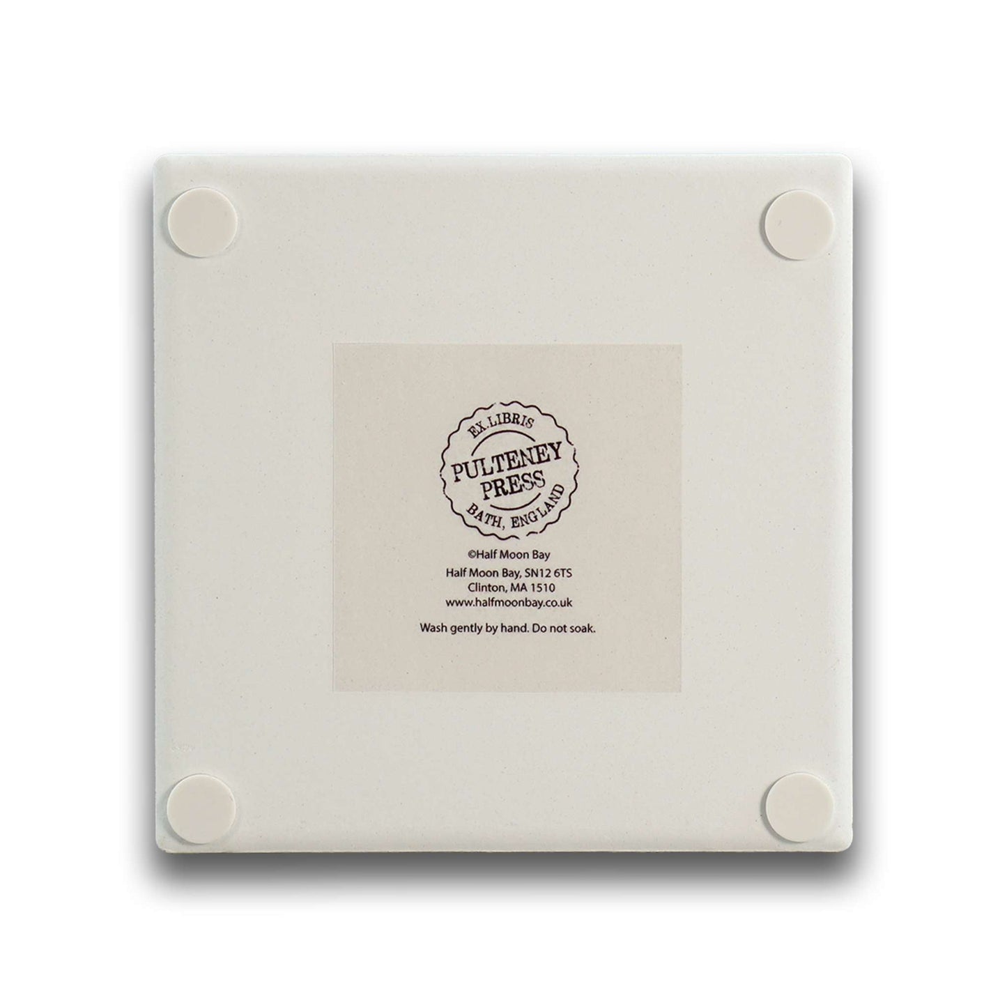 One Book Leads To Another Ceramic Coaster
