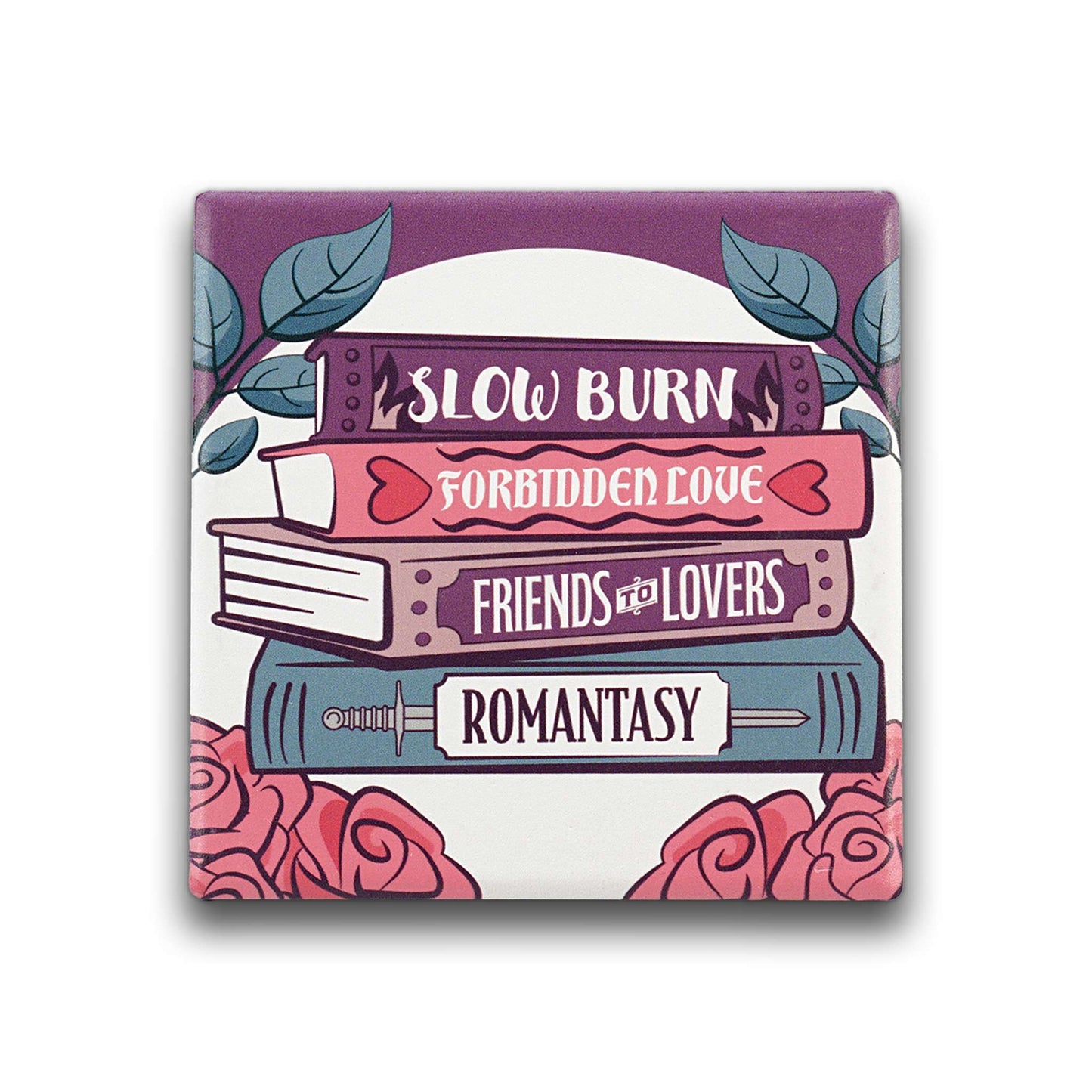 Romantasy Ceramic Coaster