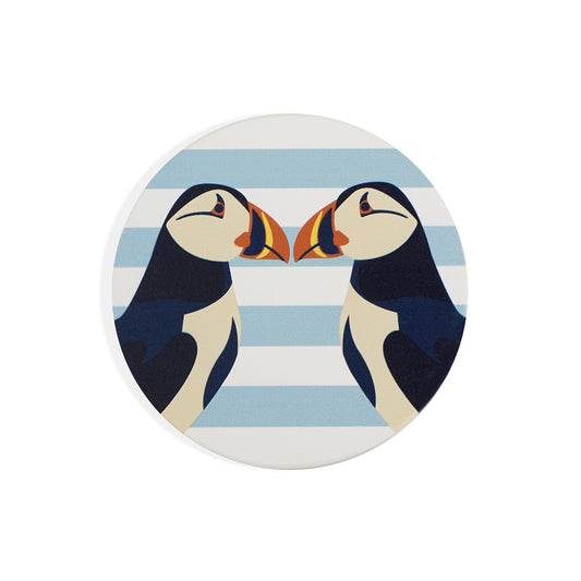 RSPB Puffin Kiss Coaster