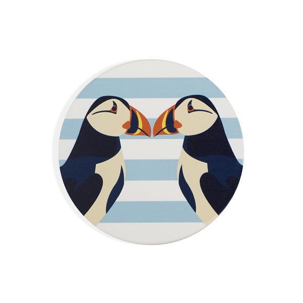 RSPB Puffin Kiss Coaster