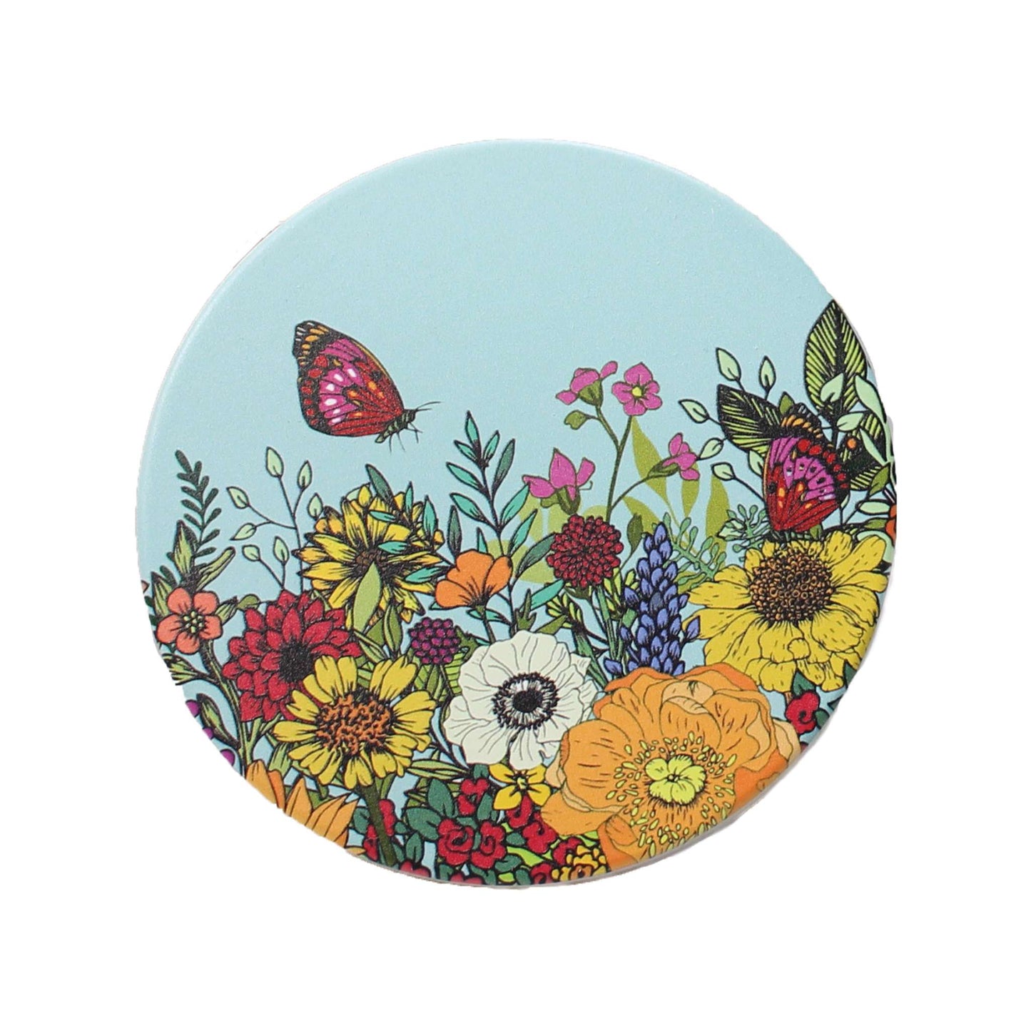 Set of 2 Natasha Kirby Ceramic Coasters
