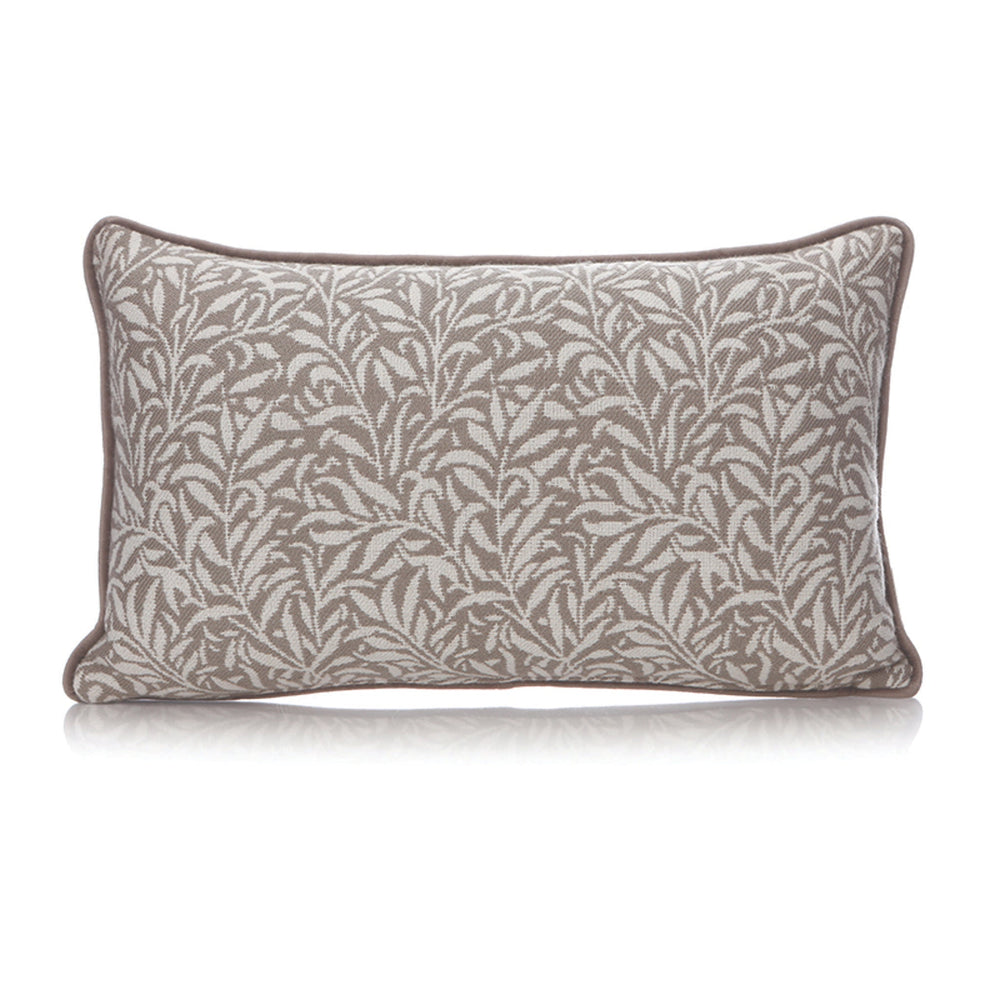 Coussin carré William Morris - ACS gris saule 30 x 50 cm