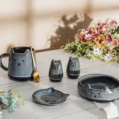 Mojave Cat Salt and Pepper Shakers