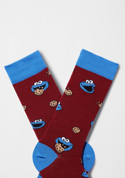 BeSesameStreet Cookie Monster Burgundy
