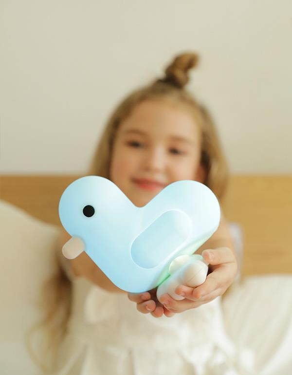 Blue duck night light