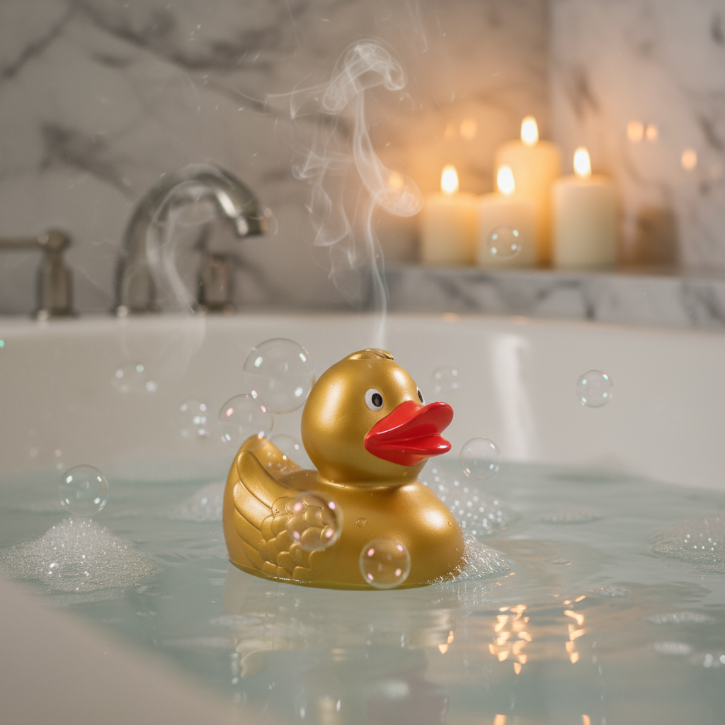 Gilded duck
