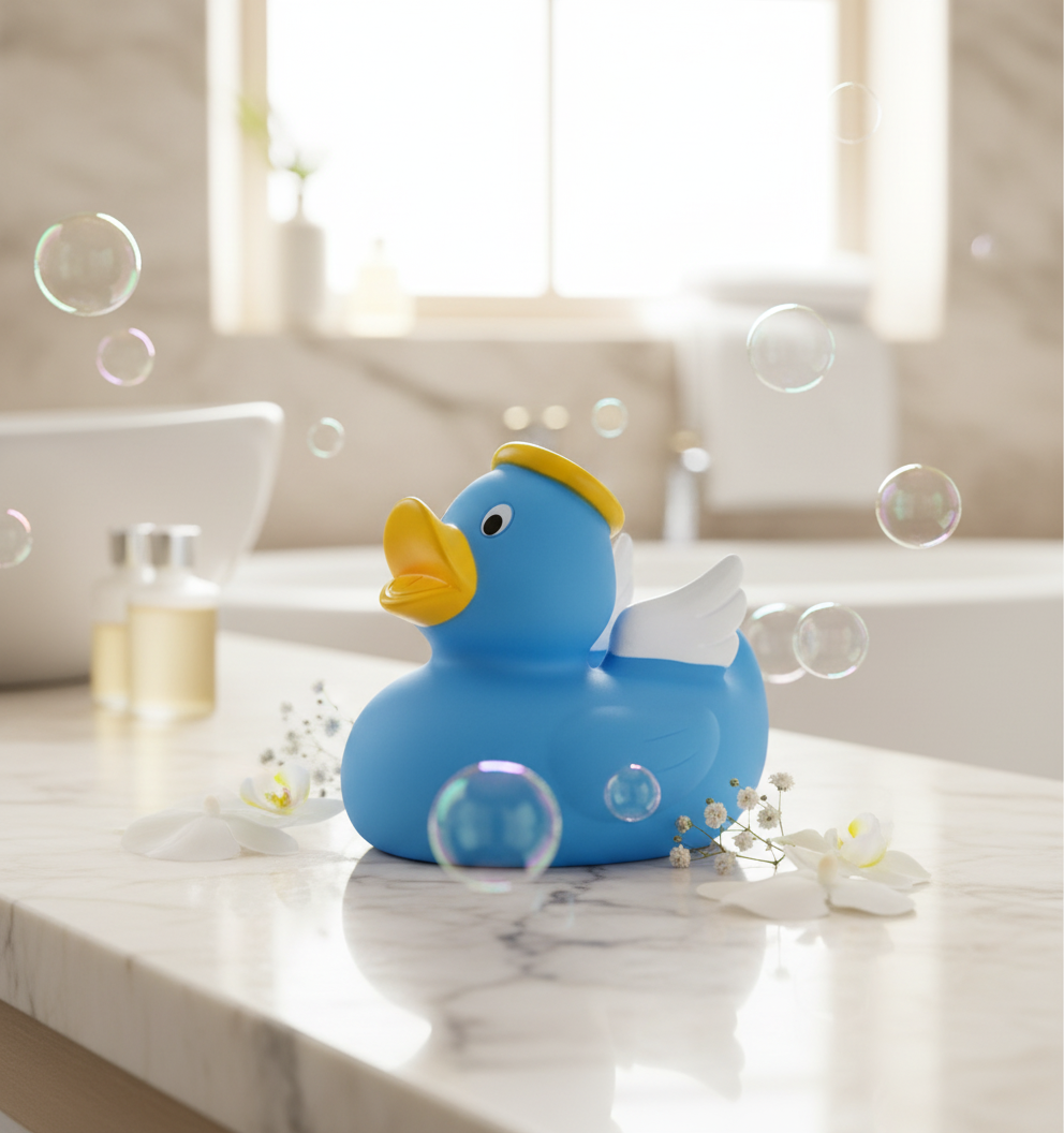 Blue angel duck
