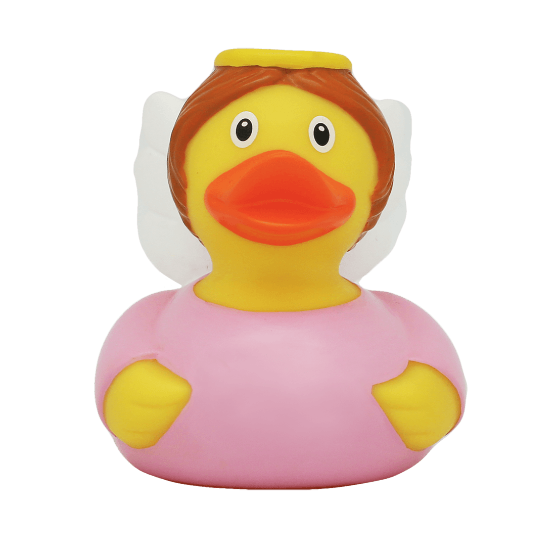 Pink guardian angel duck