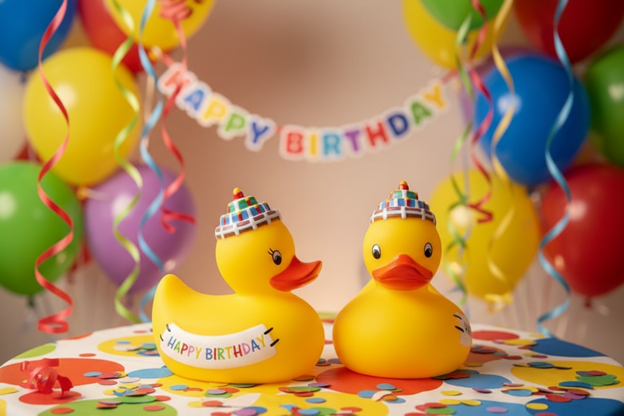 Birthday duck