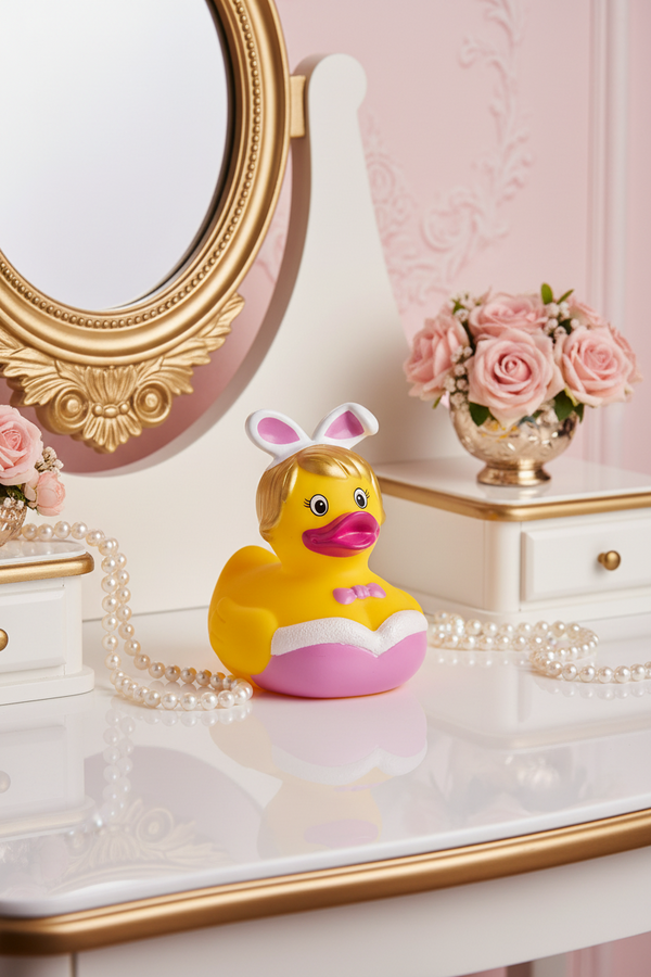 Canard Pin-up Lapin Rose – vue 2