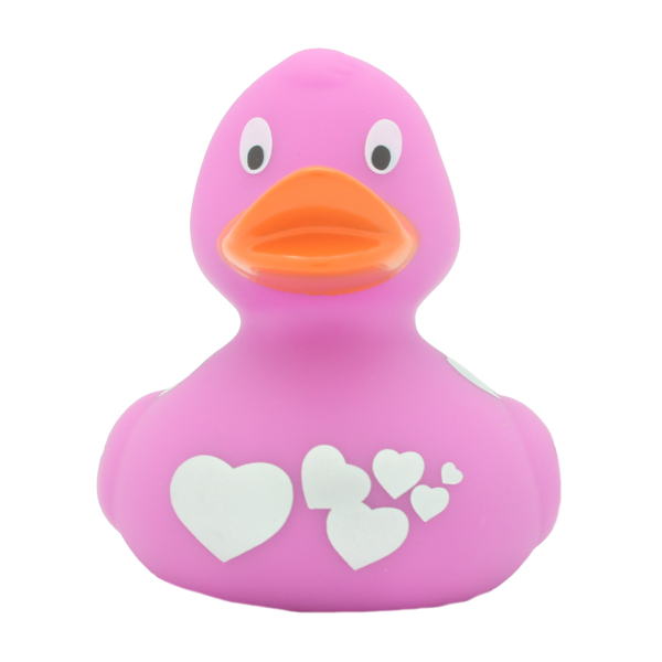 Heart pink duck