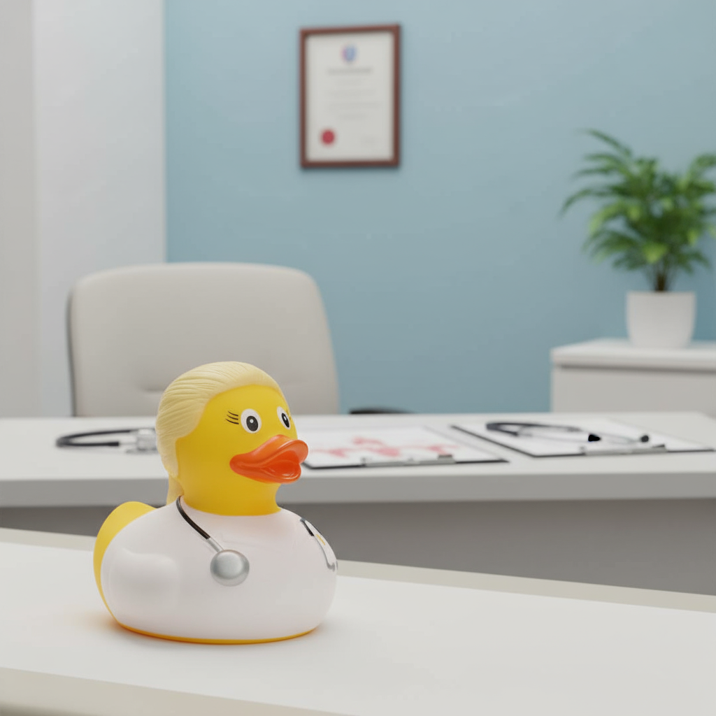 Canard Femme Docteur Blonde