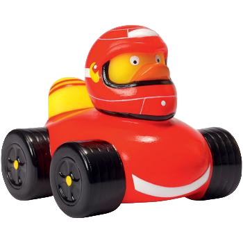 Duck racing car