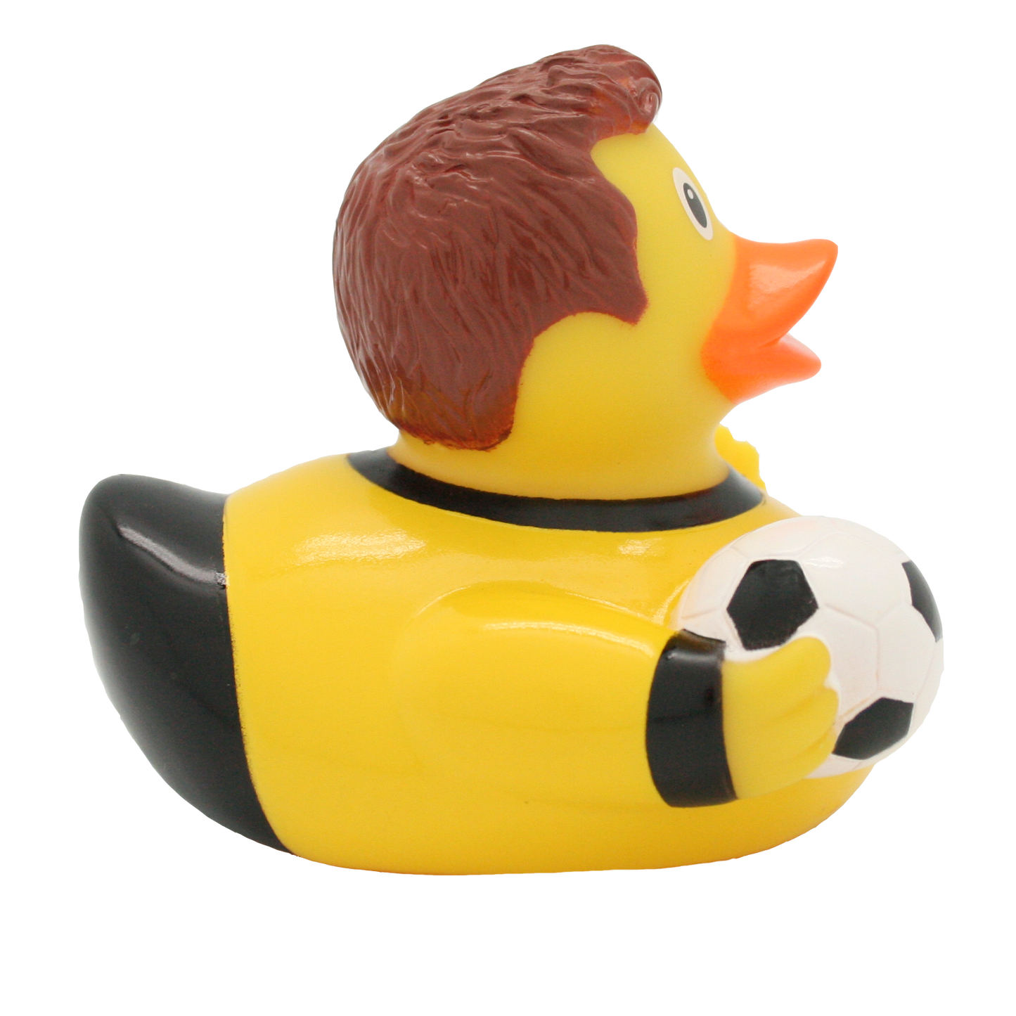 Yellow footballer duck