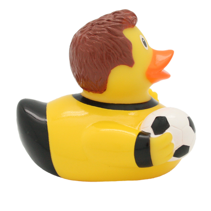 Yellow footballer duck