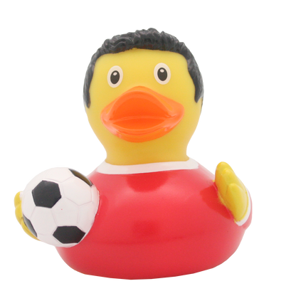 Canard Footballeur Rouge