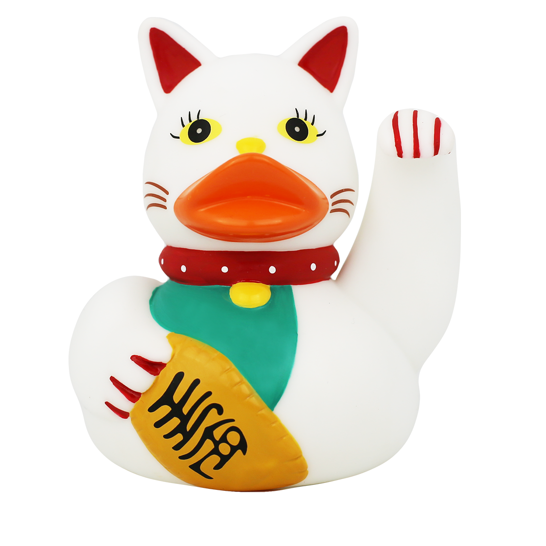Lucky Cat Rubber Duck