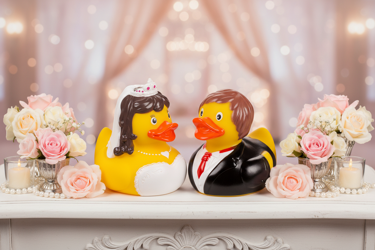Canard Couple de Mariés