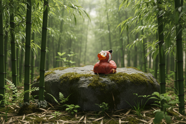 Red panda duck