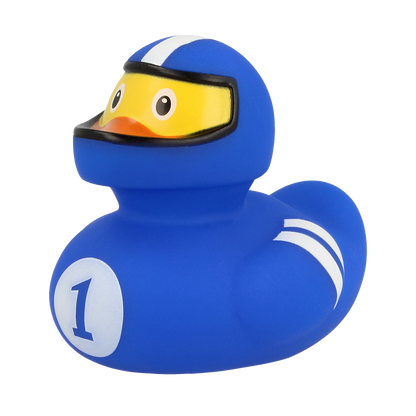 Canard Pilote de Course Bleu