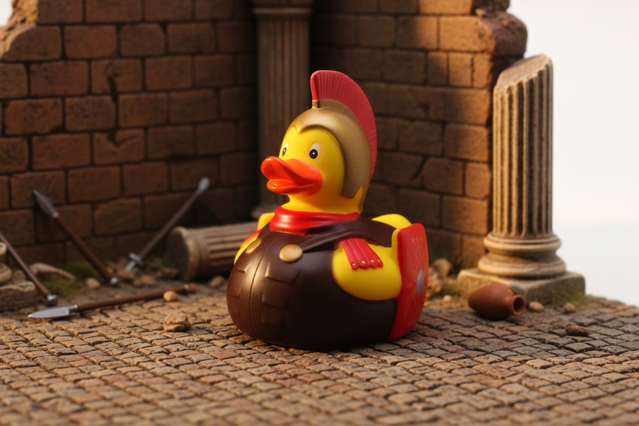 Roman legionary duck