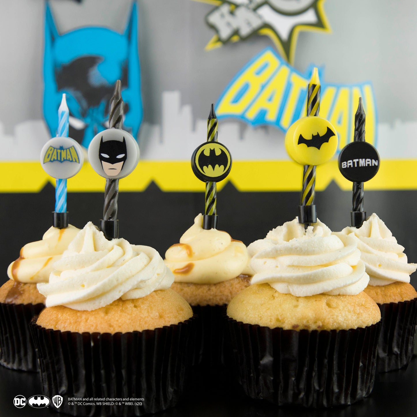 *Bougies d'anniversaire Batman (Set de 10)