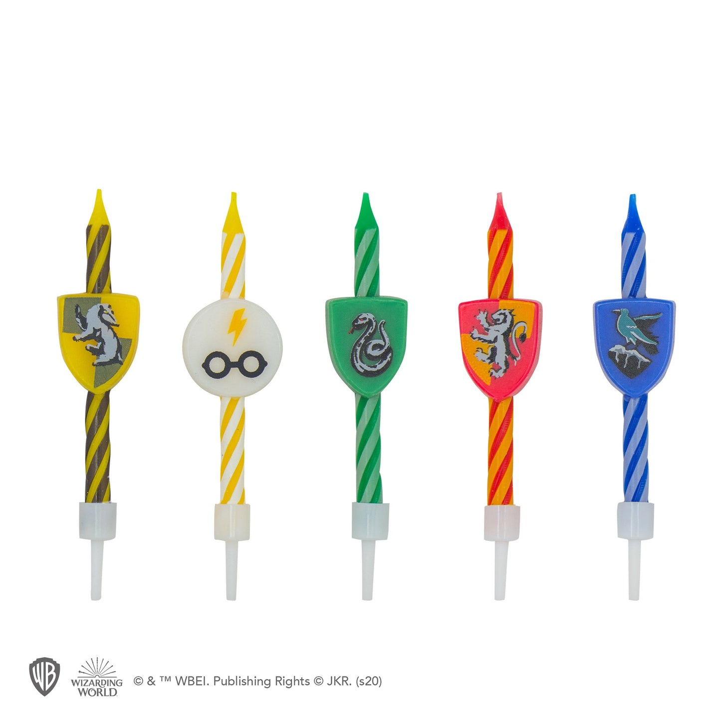 Set de 10 Bougies d’anniversaire Maisons Harry Potter