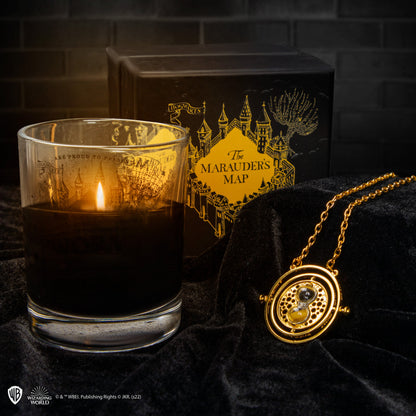 Marauder's Map Scented Candle with Time Turner