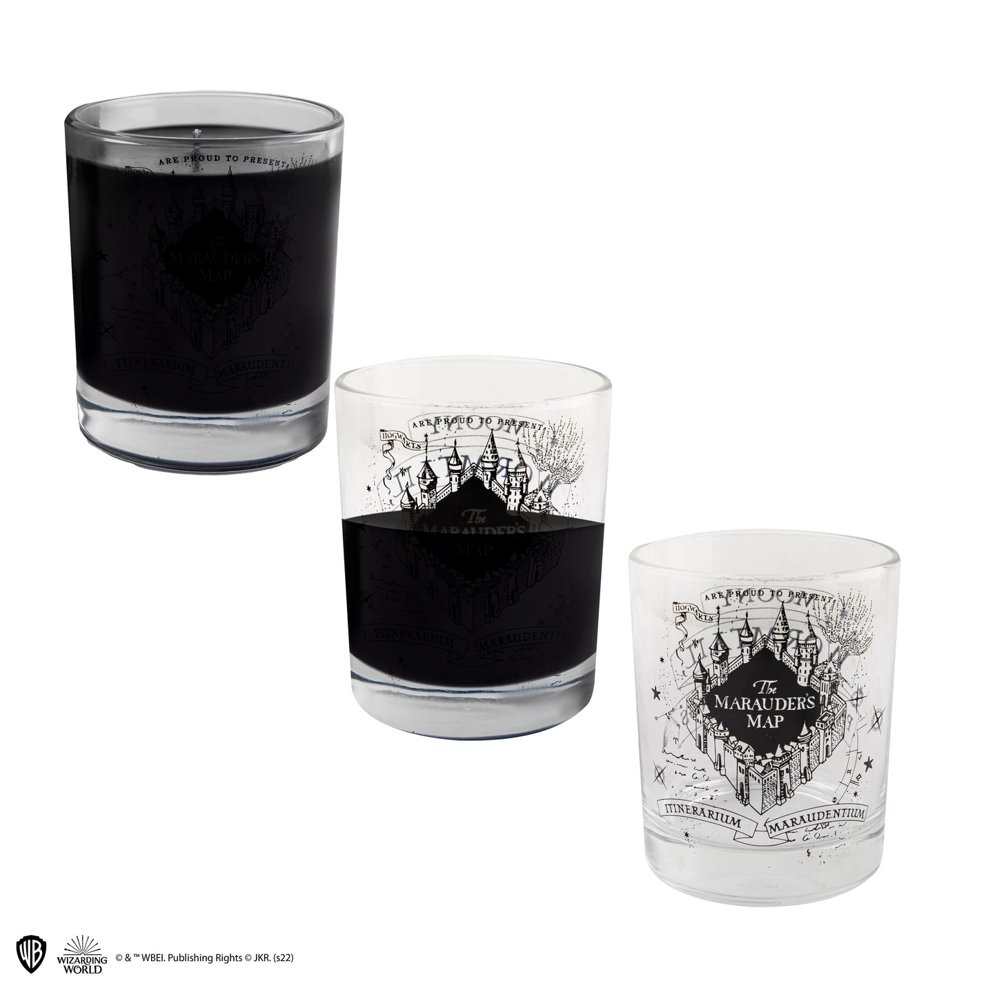 Marauder's Map Scented Candle with Time Turner