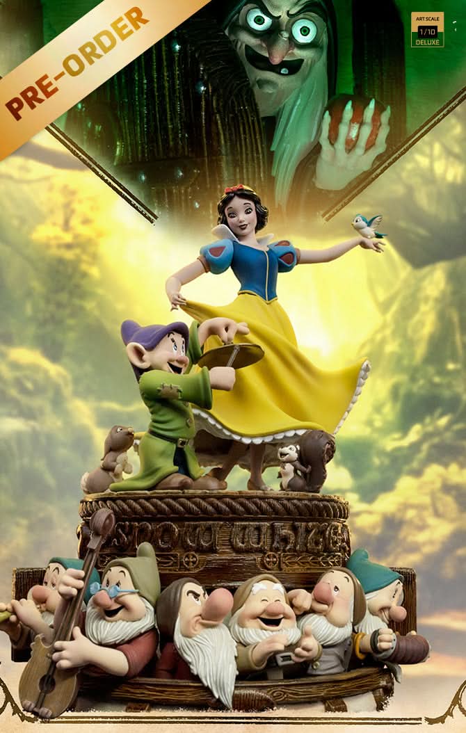 Pre-Order - Snow White Deluxe Statue - Snow White and the Seven Dwarves - Art Scale 1/10 - Iron Studios