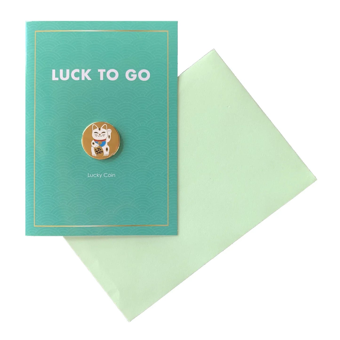 Carte avec Jeton Chat Chanceux Luck To Go