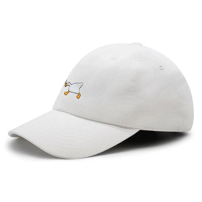 Casquette Canard Blanc Couteau Brodé