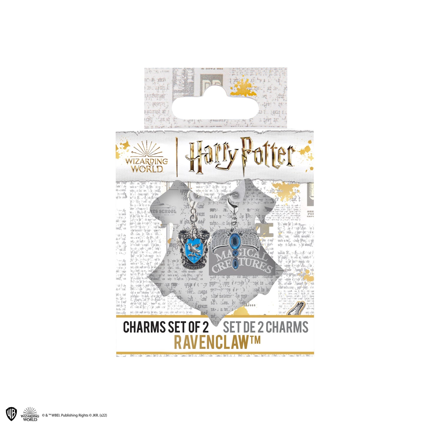 Set of 2 Ravenclaw charms