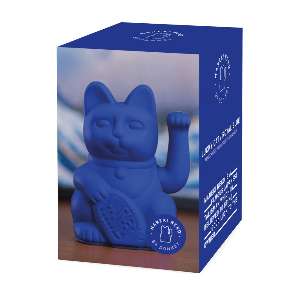 Royal Blue Lucky Cat