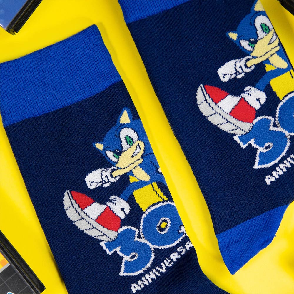 Sonic Le Hérisson socks - 30th anniversary