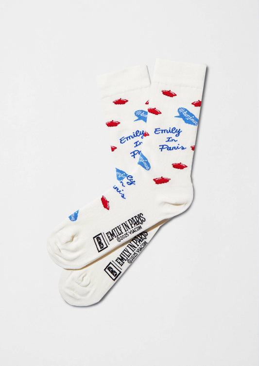 BeEmilyInParis Socks Hello