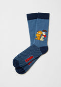 BeGarfield & Odie Blue Socks