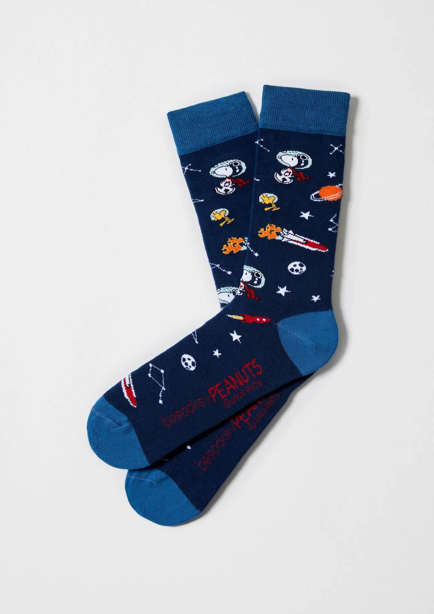 Chaussettes BeSnoopy Cosmos – Chaussettes fantaisie Snoopy astronaute