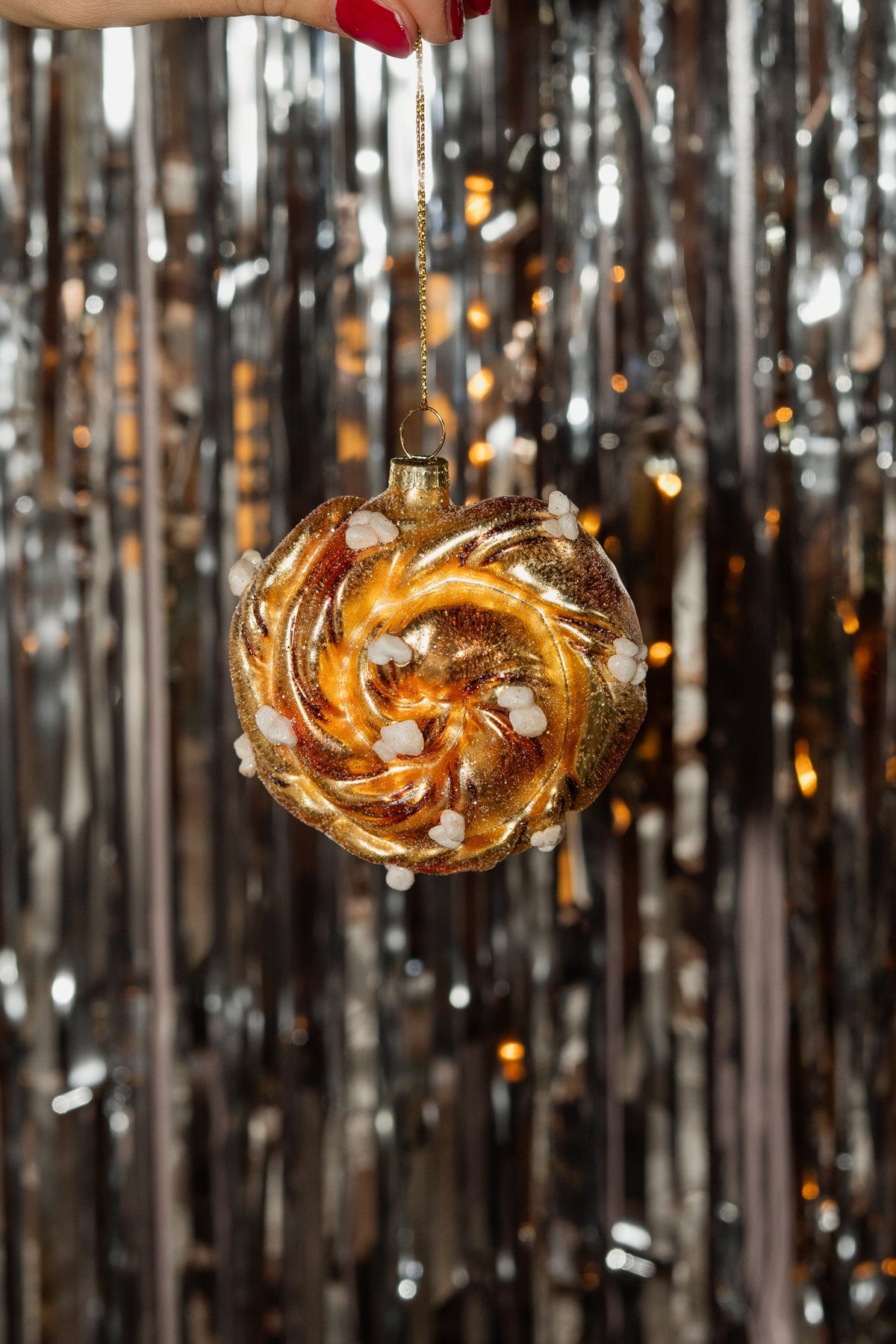 Boule de Noël Roulé à la cannelle